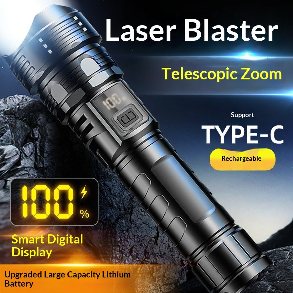 High-Power LED Spotlight Flashlight | Long-Lasting Home & Outdoor Torch